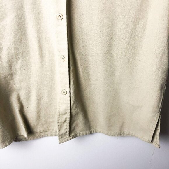 True Rock Khaki Button Down Shirt - Picture 3 of 9